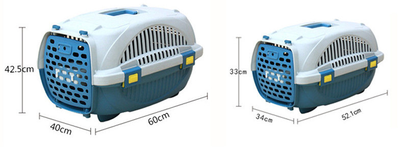 portable outdoor dog shipping box plastic pet travel box pet airline carrier