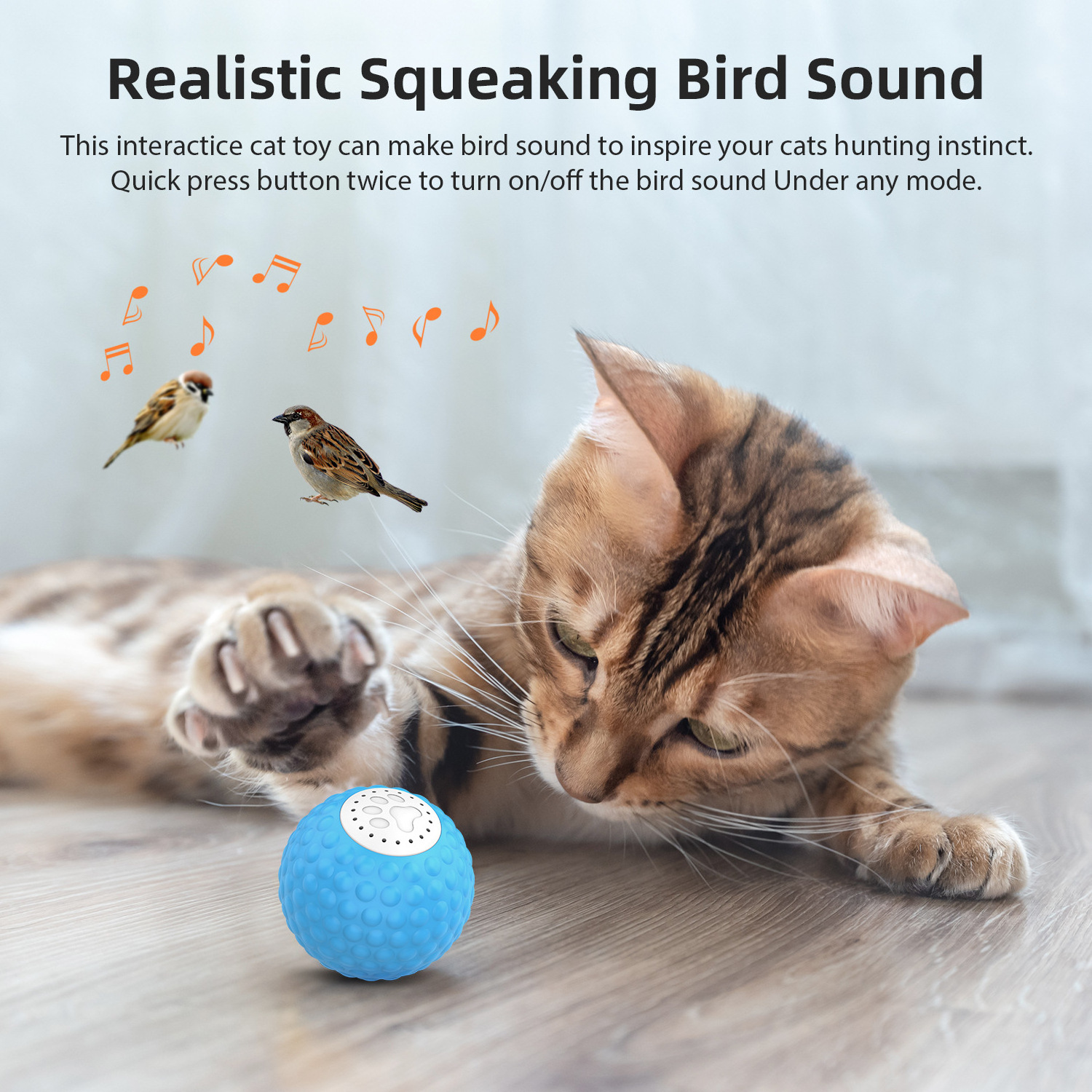 2023 New design USB charging remote control smart auto rotating ball toy pet electric rolling dog cat ball play toys