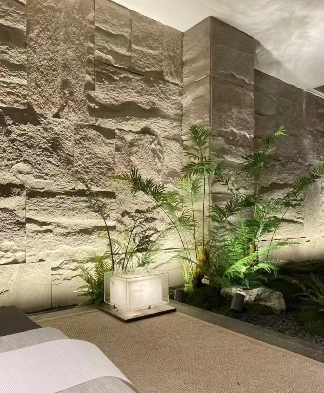 Interior Decorative Faux Stones Wall Cladding Pu Rock Veneer Pu Wall Panel Rock