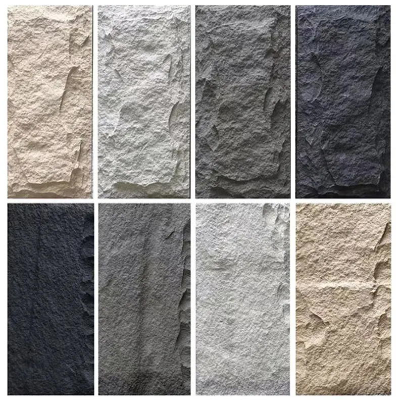 Manufacturer low price faux stone veneer panel rock wall panel