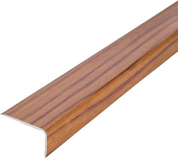 Long-lasting Moistureproof Decorative high density PVC L-Shape baseboard moulding vinyl skirting board