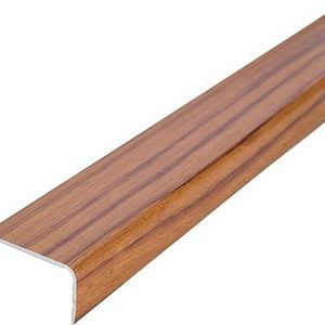 Long-lasting Moistureproof Decorative high density PVC L-Shape baseboard moulding vinyl skirting board