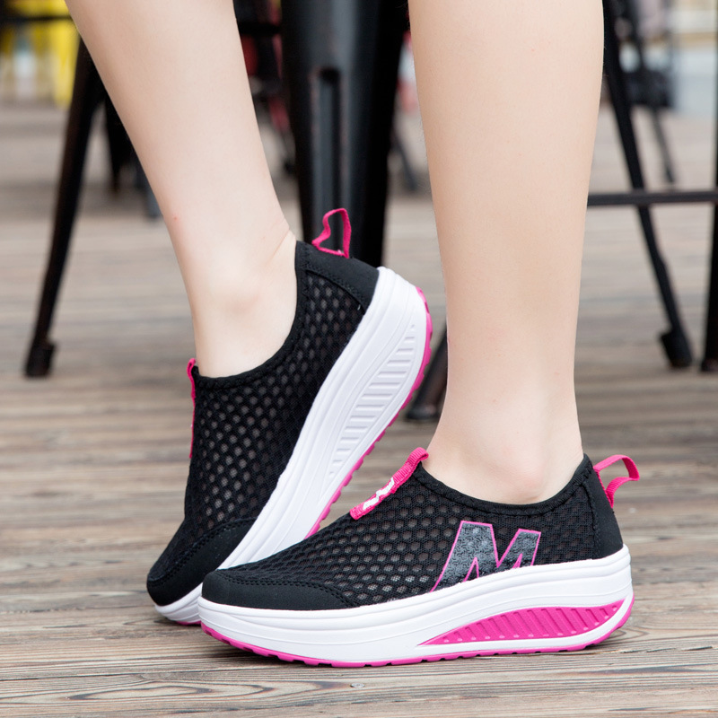 Mesh Fly Woven Shoes Casual Outdoor Running Zapatillas Para Mujer Snickers Shoes For Women Shoes Stock