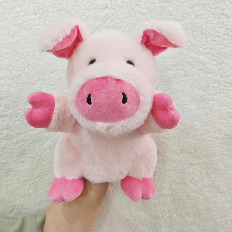 Wholesale Customized different size and colors animal hand puppet toy