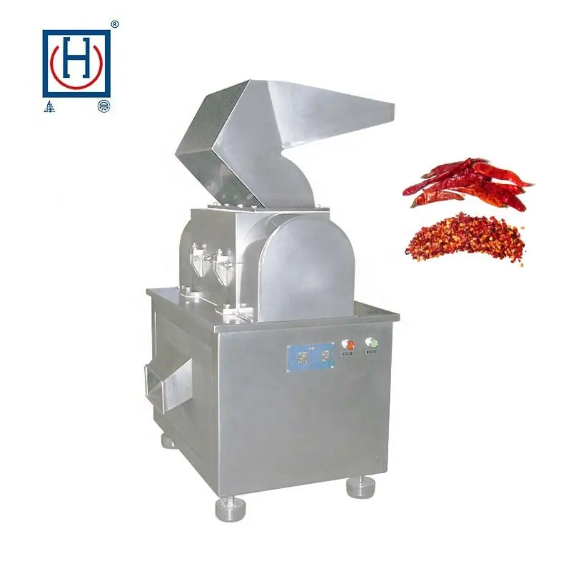 Stainless steel dry vegetable grinder mushroom granule making machine mushroom coarse crusher