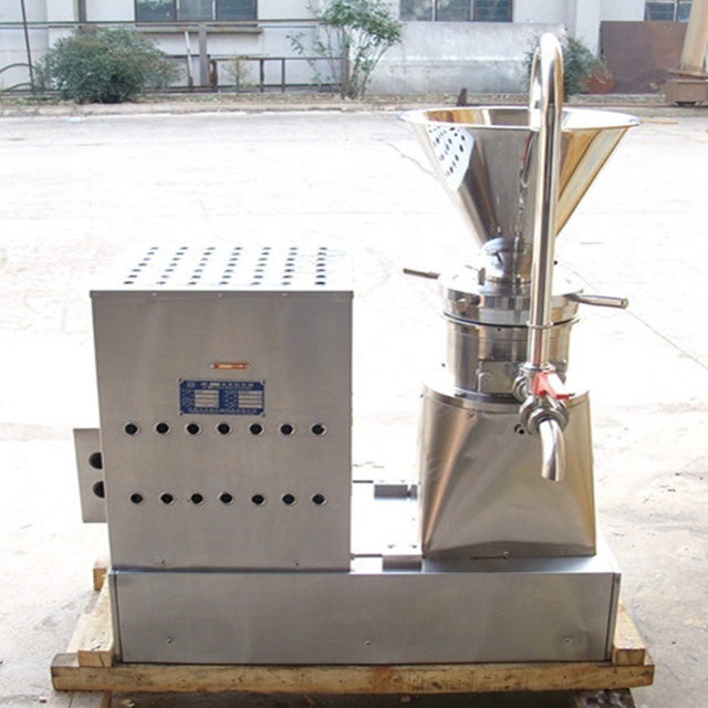 Chilli sauce Coloidal Sesame Processing Grinding Machine tahini Grinder Small Shea Milk Peanut Butter automatic Make