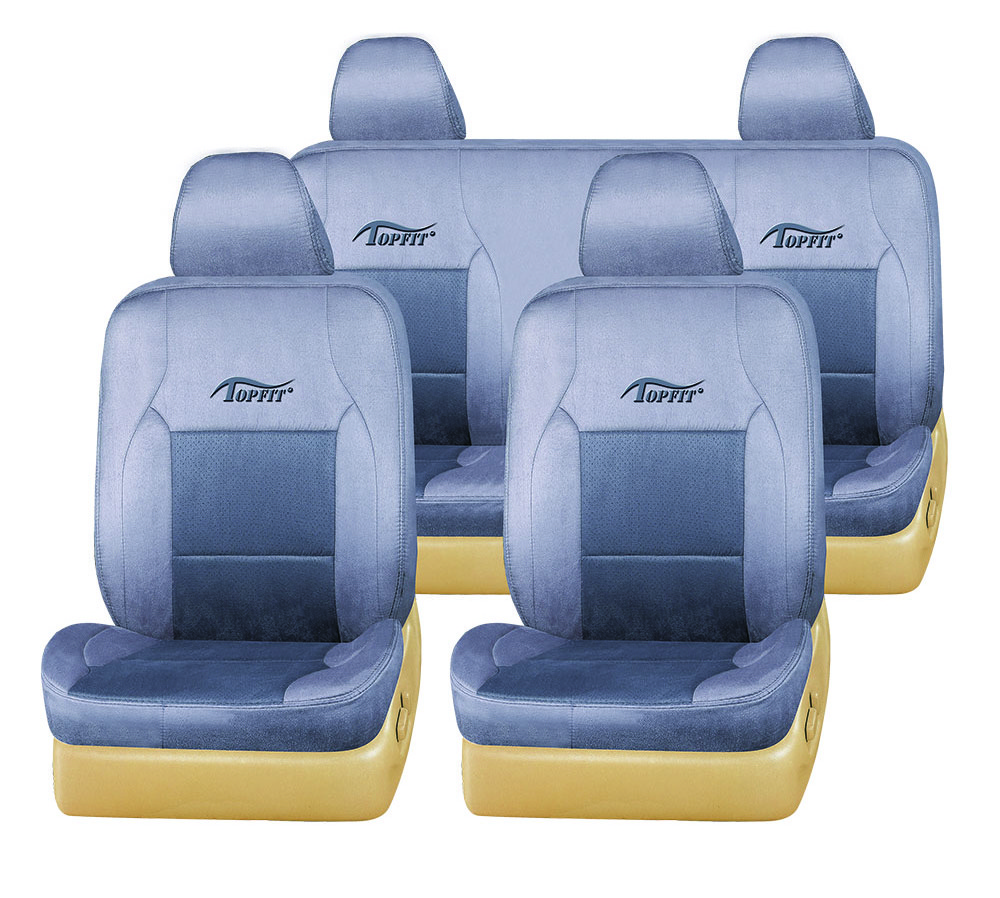 Custom Fit Velvet Car Seat Cushion Auto Interior Accessories Universal Full Set Car Seat Cover