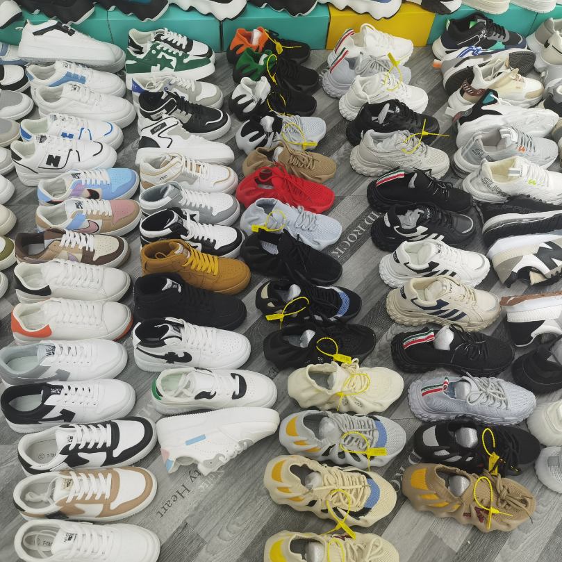 2023 XW Clearance price Inventory shoes Cheap Second Hand Shoes in stock Branded Used Shoes In Bales For Sale from UK