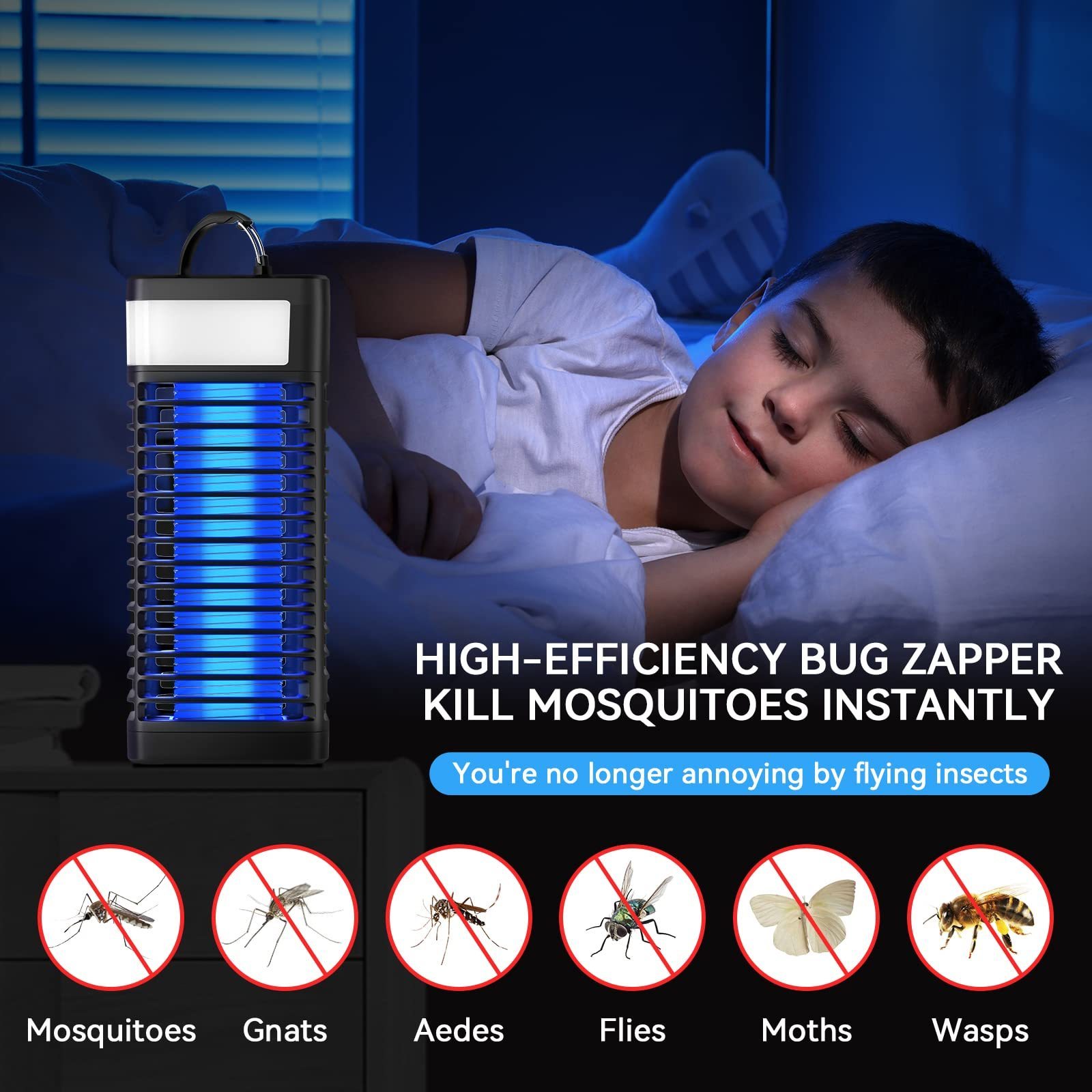 Mosquito killer Mosquito Trap Insect Lantern LED Mosquito Insect Traps Solar Bug Zepper Light