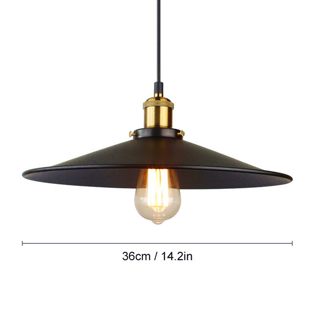 Industrial  Pendant Lights Vintage Hanging Light Retro LED Loft Kitchen Island Bar Restaurant Cafe Iron Pendant Lamp