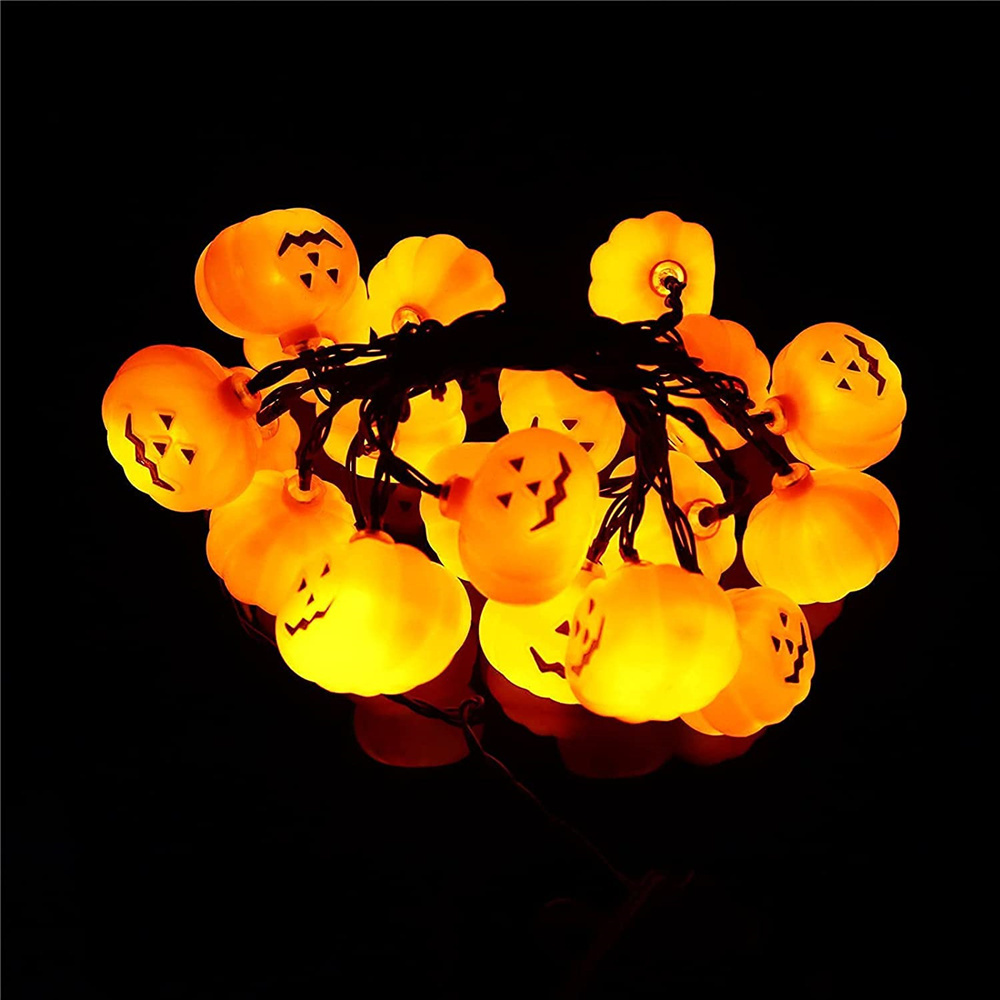 High quality led light string AC Plug Pumpkin Lamp twinkle party christmas lights decoration Decorative Lighting