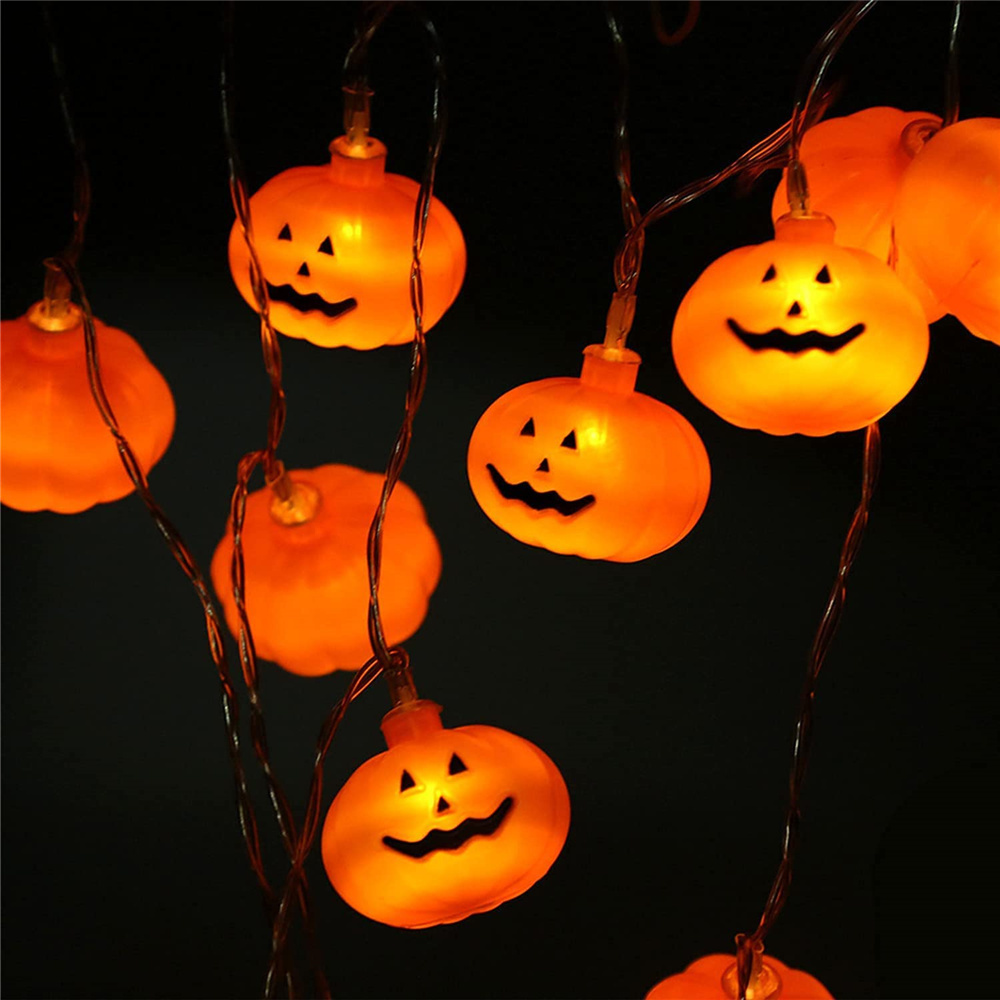 High quality led light string AC Plug Pumpkin Lamp twinkle party christmas lights decoration Decorative Lighting