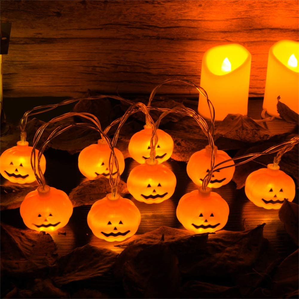 High quality led light string AC Plug Pumpkin Lamp twinkle party christmas lights decoration Decorative Lighting