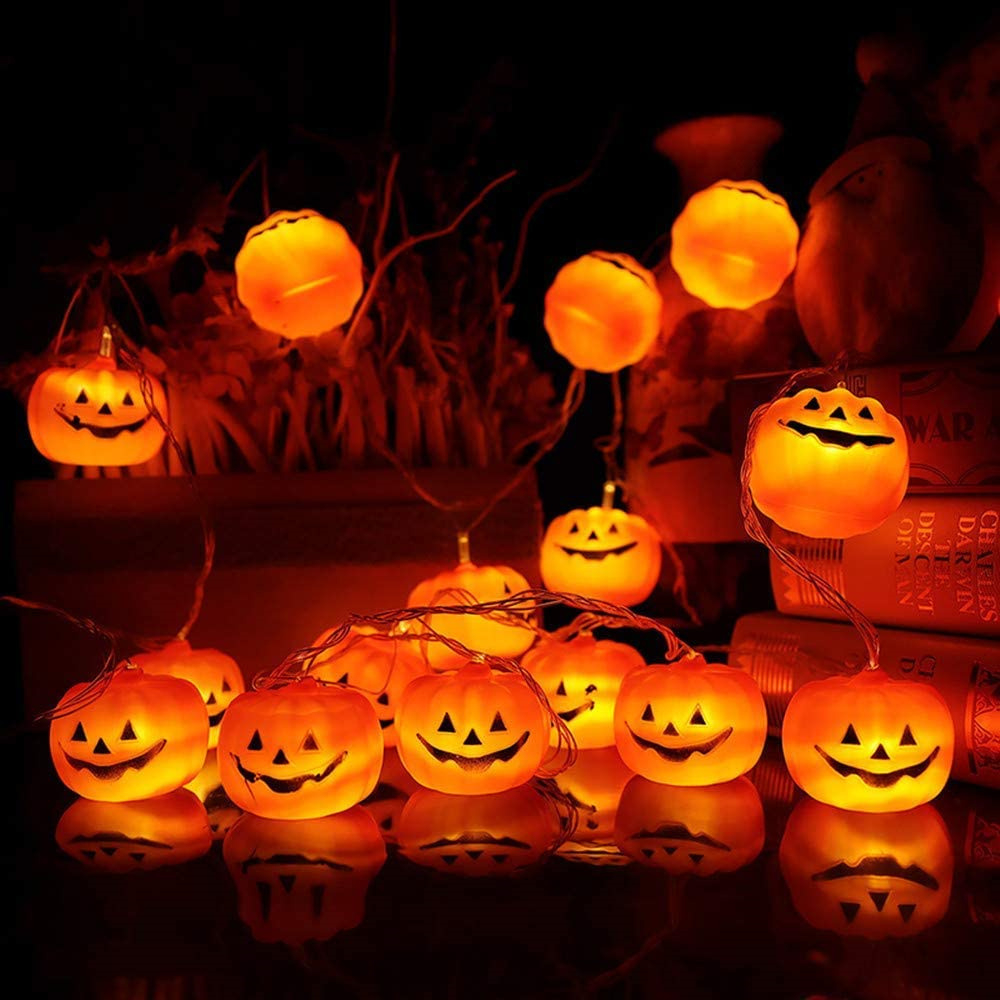 High quality led light string AC Plug Pumpkin Lamp twinkle party christmas lights decoration Decorative Lighting