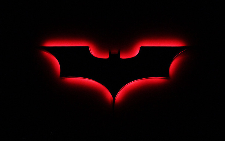 3D creative bat shaped LED night light superhero wall light with remote control for home bedside gaming room club decoration