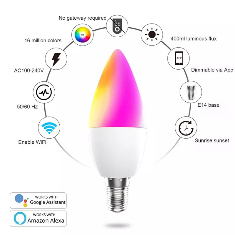 Long life High quality Smart Led Bulb Tuya Smart Bulb Smart Light Bulb