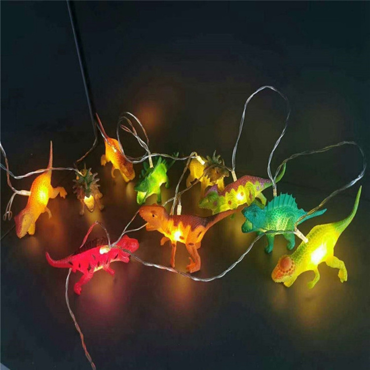 Coloured 1.6M Dinosaur String Light Indoor Bedroom Party Festival Decoration Led String Lights With Battery Operated