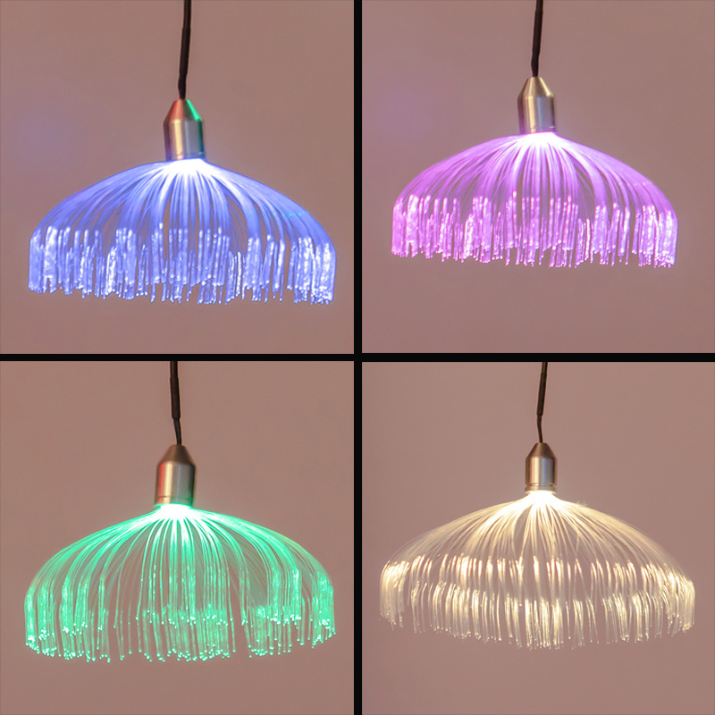 New Product Jellyfish Led Light for Holiday Garden Decoration Fiber Optic Lamps Christmas Lighting Decoration 65 80 Landscape