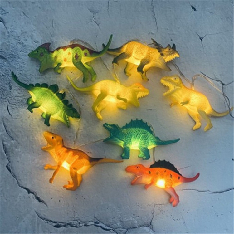 Coloured 1.6M Dinosaur String Light Indoor Bedroom Party Festival Decoration Led String Lights With Battery Operated