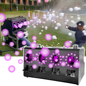 3000w 4 Head rgbw 4in1 Led Color DMX Remote Control Smoke Fog Bubble Machine for Wedding Party Stage