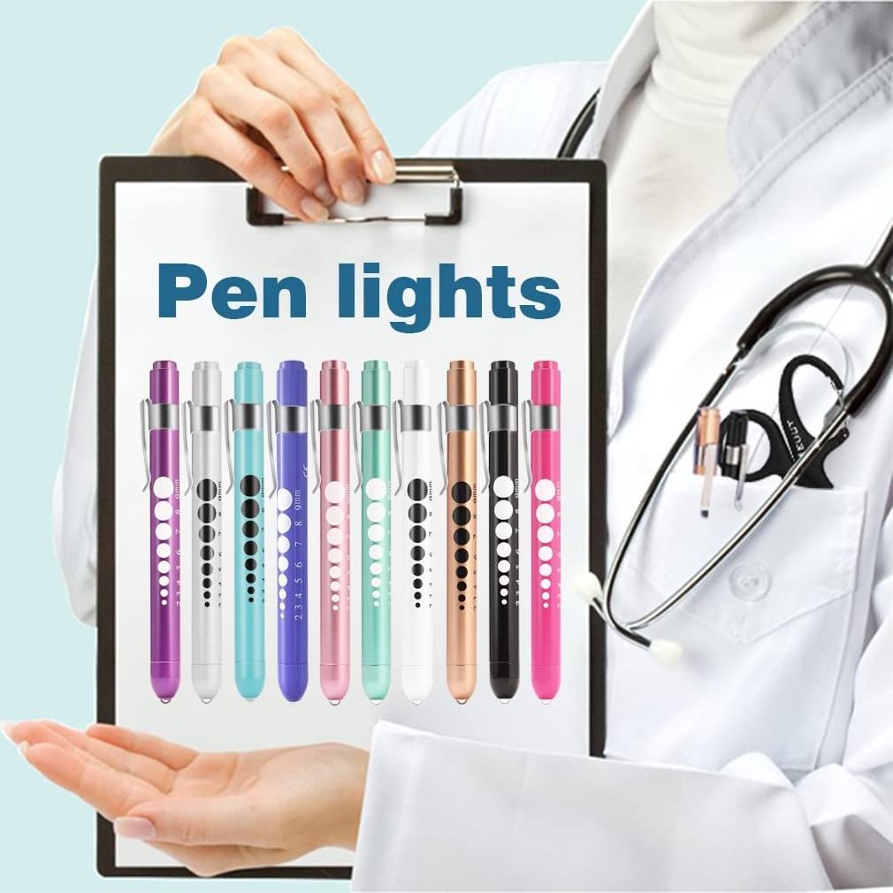 Pen Lights Nurse Accessories for Work Nursing Student Essential Medical Flashlight Supplies for Nurses Doctors  Medical Penlight