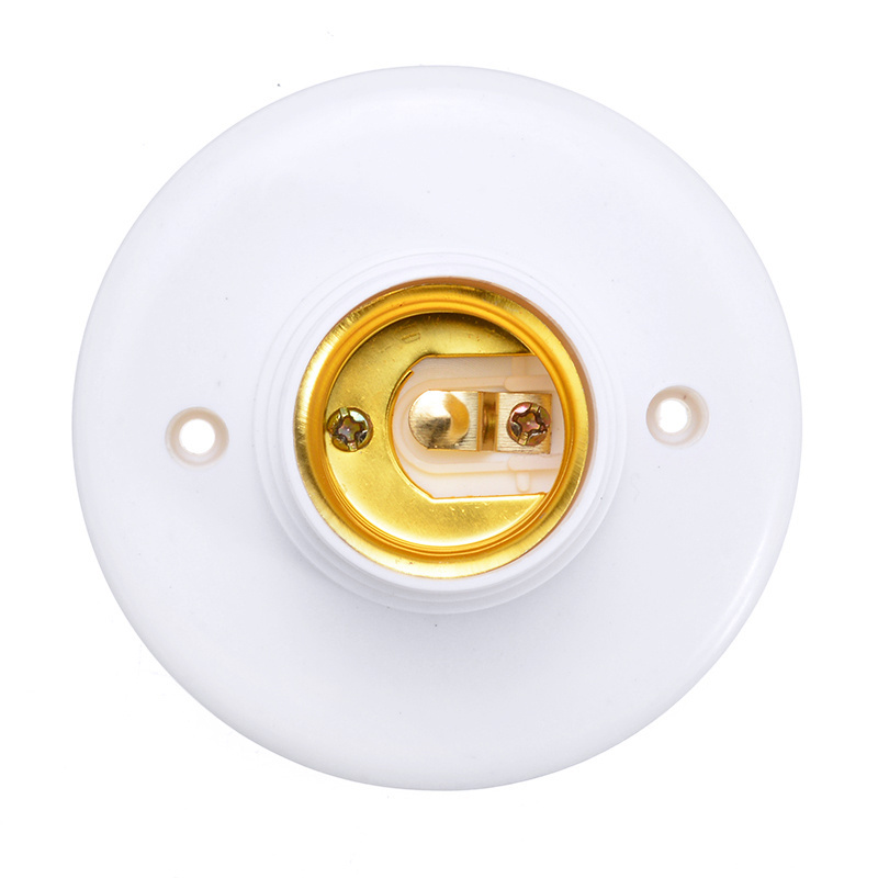 Cambodia Philippines Plastic Screw E27 Lamp Base Lampholder Light Bulb Socket Holder Adapter Bulb Holder