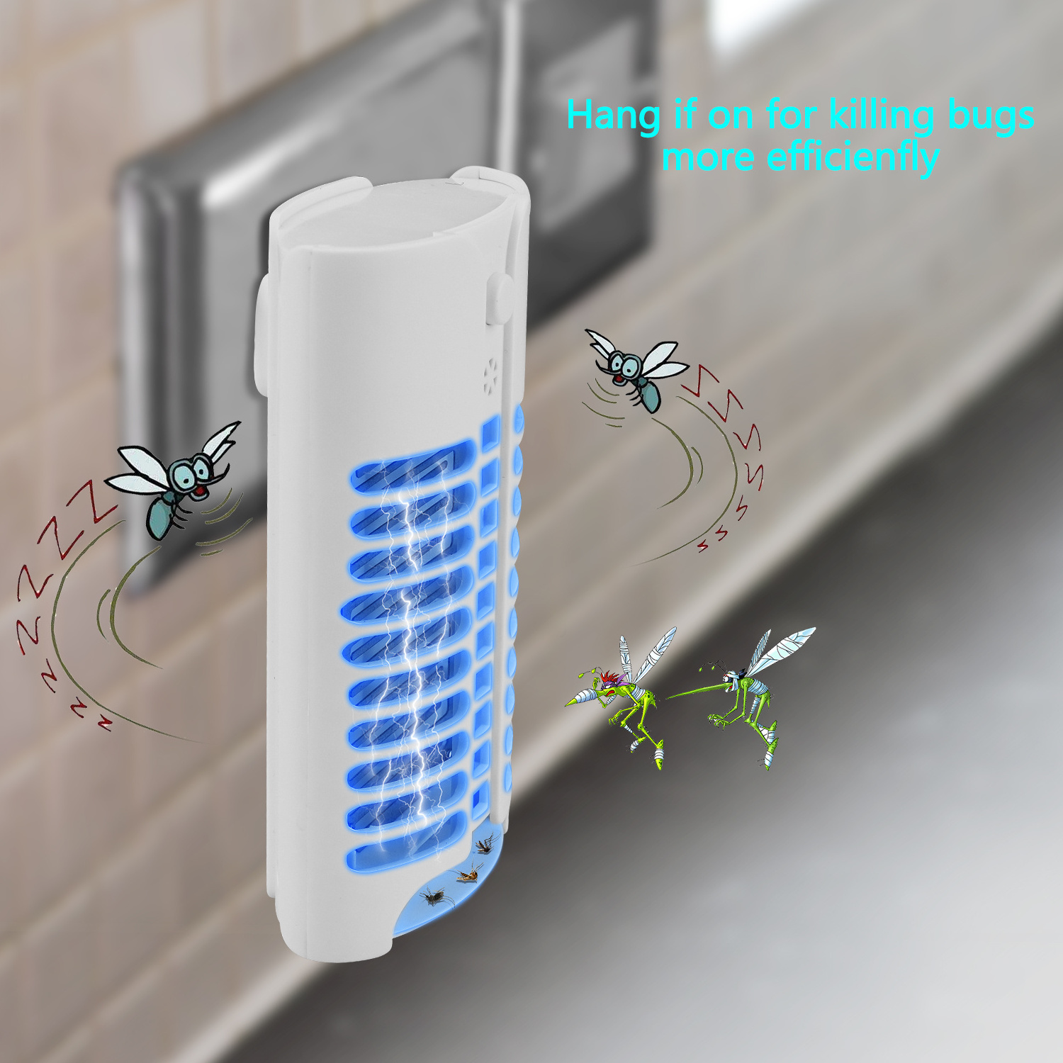 Anti Mosquitoes Killing LED Mosquito Trap USA EU UK Plug In Electric Mosquito Killer Lamp