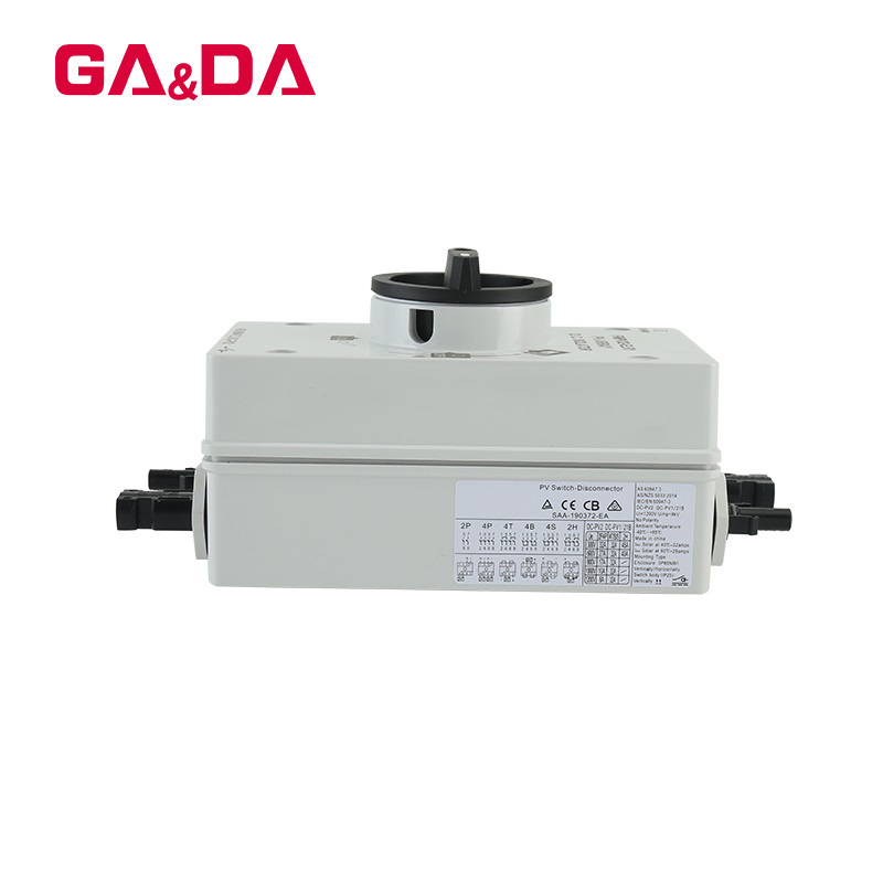 GDPV32-ELR1-MC4 Solar Power Outdoor IP66 1000VDC 1200VDC 16A 25A 32A  disconnect PV dc isolator Switch