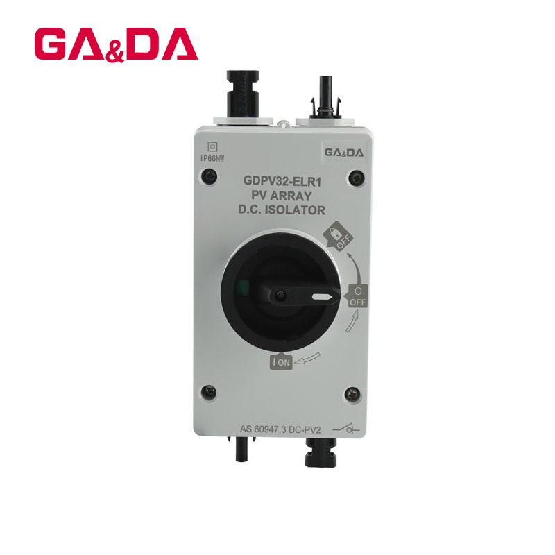 GDPV32-ELR1-MC4 Solar Power Outdoor IP66 1000VDC 1200VDC 16A 25A 32A  disconnect PV dc isolator Switch