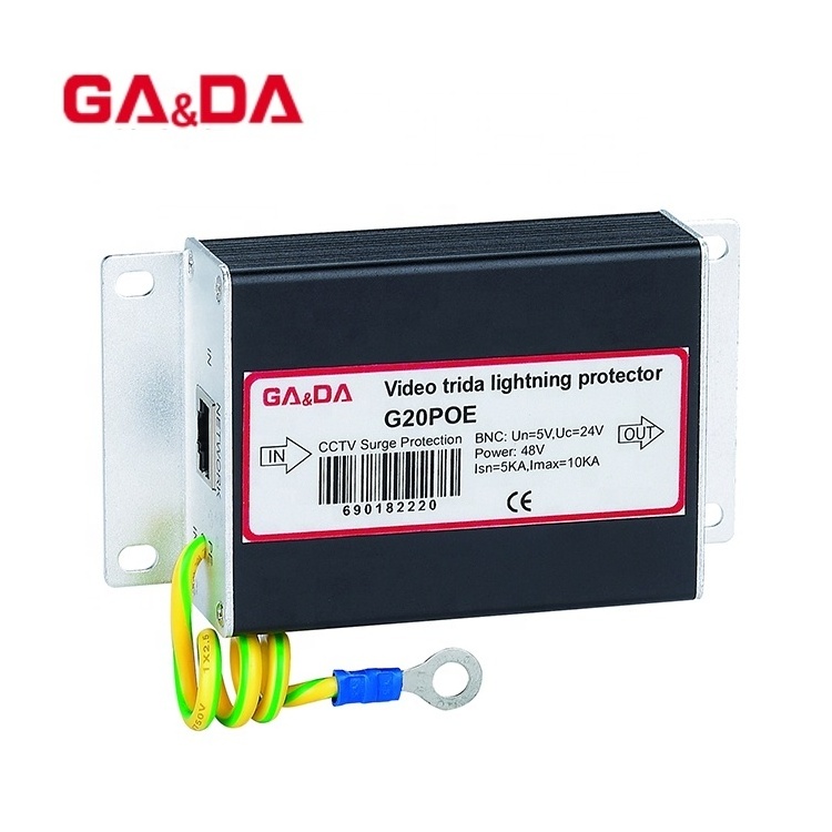 GADA telephone line surge protector poe ethernet network surge protector LSP rj45 SPD utepo 12v 24v dc surge protector