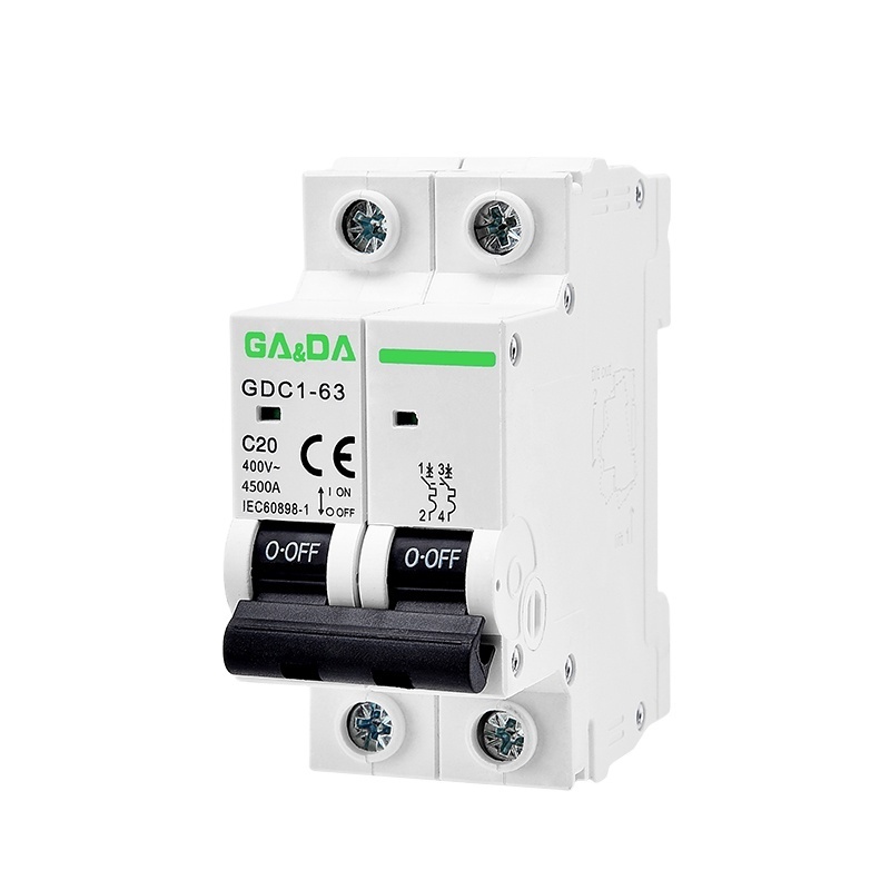 Sell hot MCB AC mini circuit breaker  4.5KA AC 400V  Miniature Circuit Breaker