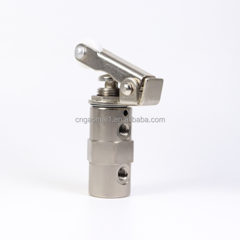 TAC-4P-34C valve small size easy to operate manual toggles switch valves mechanical pneumatic button valve air Fitting