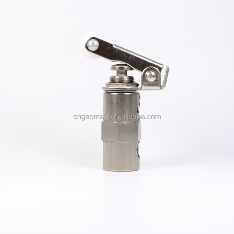 TAC-4P-34C valve small size easy to operate manual toggles switch valves mechanical pneumatic button valve air Fitting