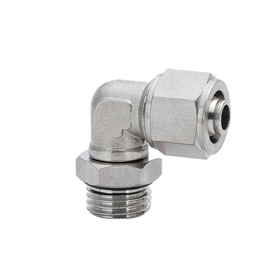 PL-G Pneumatic Brass Fitting Swivel Male Elbow Brass Fitting Swivel Male Fitting with hexagon screw nut