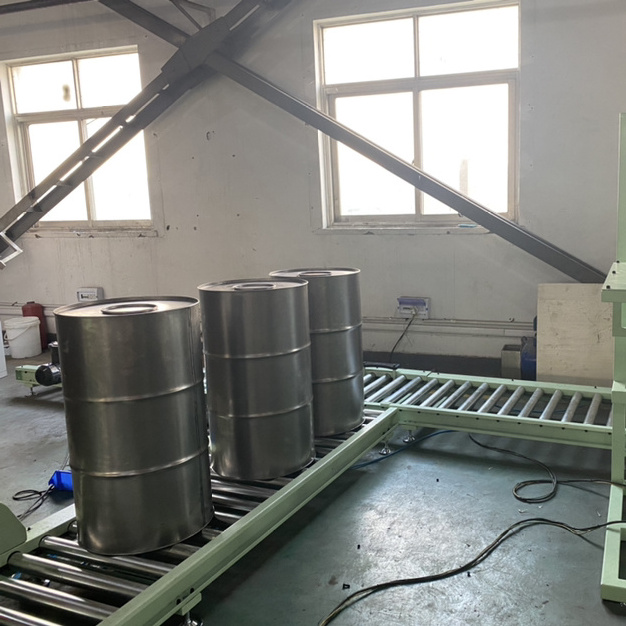 Fully Automatic Liquid Filling Sealing Line Machine, Steel Oil Drum / Bitumen Barrel Drum Filling Line