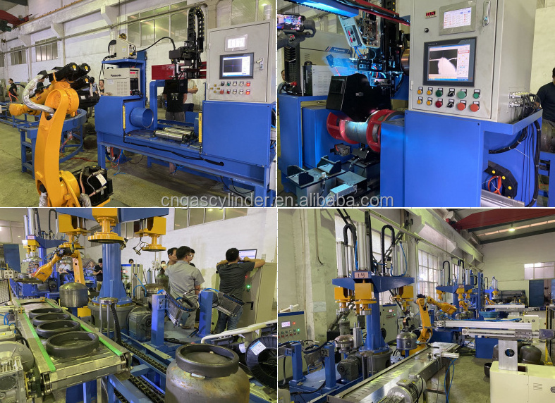 Fully Automatic LPG Gas Cylinder Body Girth Welding Machine, LPG Cylinder Circumferential Seam MIG Welding Equipment~