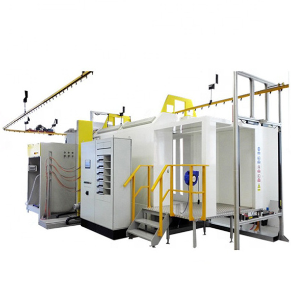 Automatic Electrostatic Spray Booths / Powder Coating Line for LPG Gas Cylinder