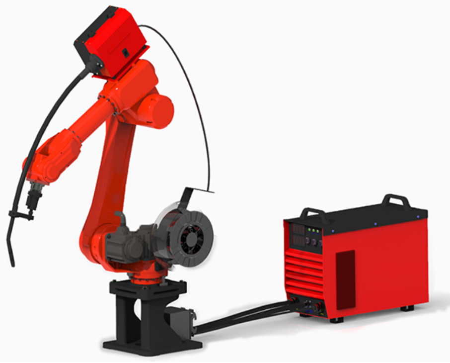 Welding Robot Machine Equipment OTC EP400 Welder With Positioner For Dust-Welded Industrial Anno Robot Arm 1500-6 In CNC Plant