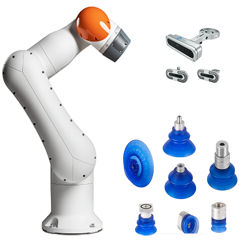 Price Advantage KUKA Cobot Robot With Vacuum Sucker and Onrobot Gripper For Pick up and Place Robot Arm