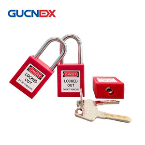 industrial safety device loto master manufacturer in china color steel key padlock secured tagout lock out padlock lock with key