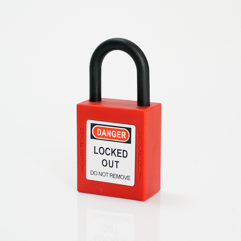 25Mm Shackle Cheap Lockout Padlock  Insulated Non Conductive Safety Padlocks For Lockout Loto Safety Padlock Lock