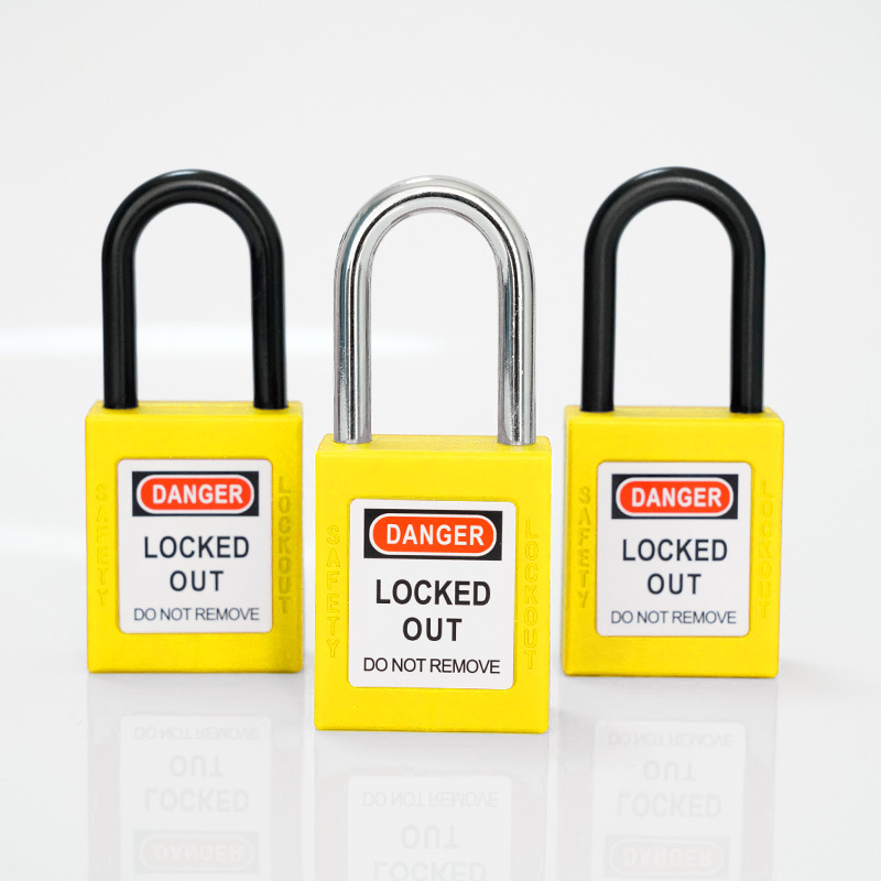 Label Custom Waterproof Combination Industrial Padlocks With Same Keys Plastic  Device Tagout Safety Padlocks For Lockout