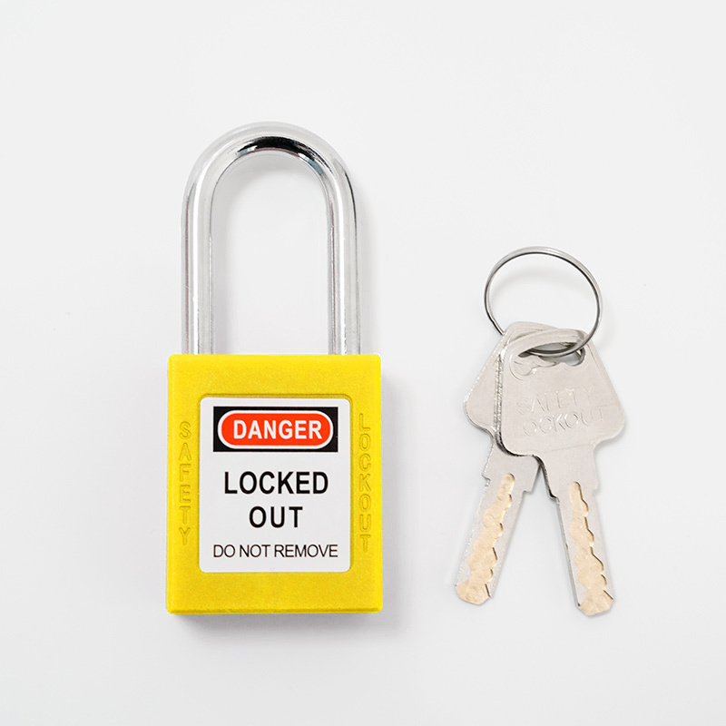 Label Custom Waterproof Combination Industrial Padlocks With Same Keys Plastic  Device Tagout Safety Padlocks For Lockout