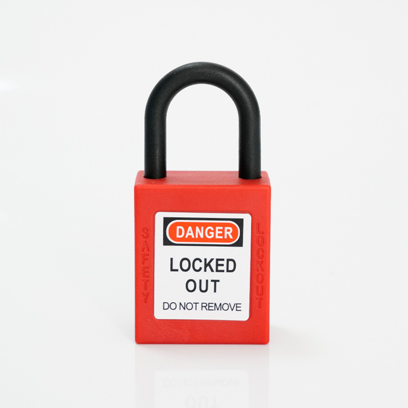 Oem Chinese Manufacturers 25Mm Safety Lockout Plastic Locks Padlock With Master Key Lock Device And Lock Out Safety Lockou