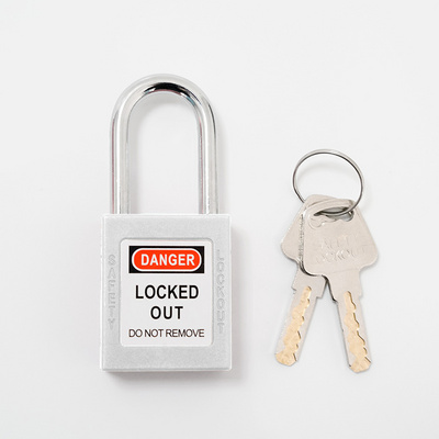 Oem Chinese Manufacturers 38Mm Safety Padlock Plastic Locks Padlock With Master Key Loto Lock Device And Lock Out Safety Lockout