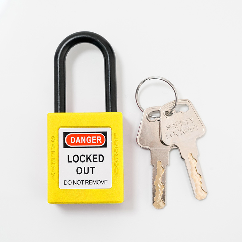 Oem Manufacturers Waterproof Insulated Electrical equipment Padlocks With Same Key Safety Lockout Dust Proof Plastic Safety Lock