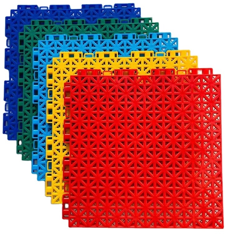 Plastic Interlocking Pp Soccer Suspended Outdoor Floor Modular Sports Flooring Tiles