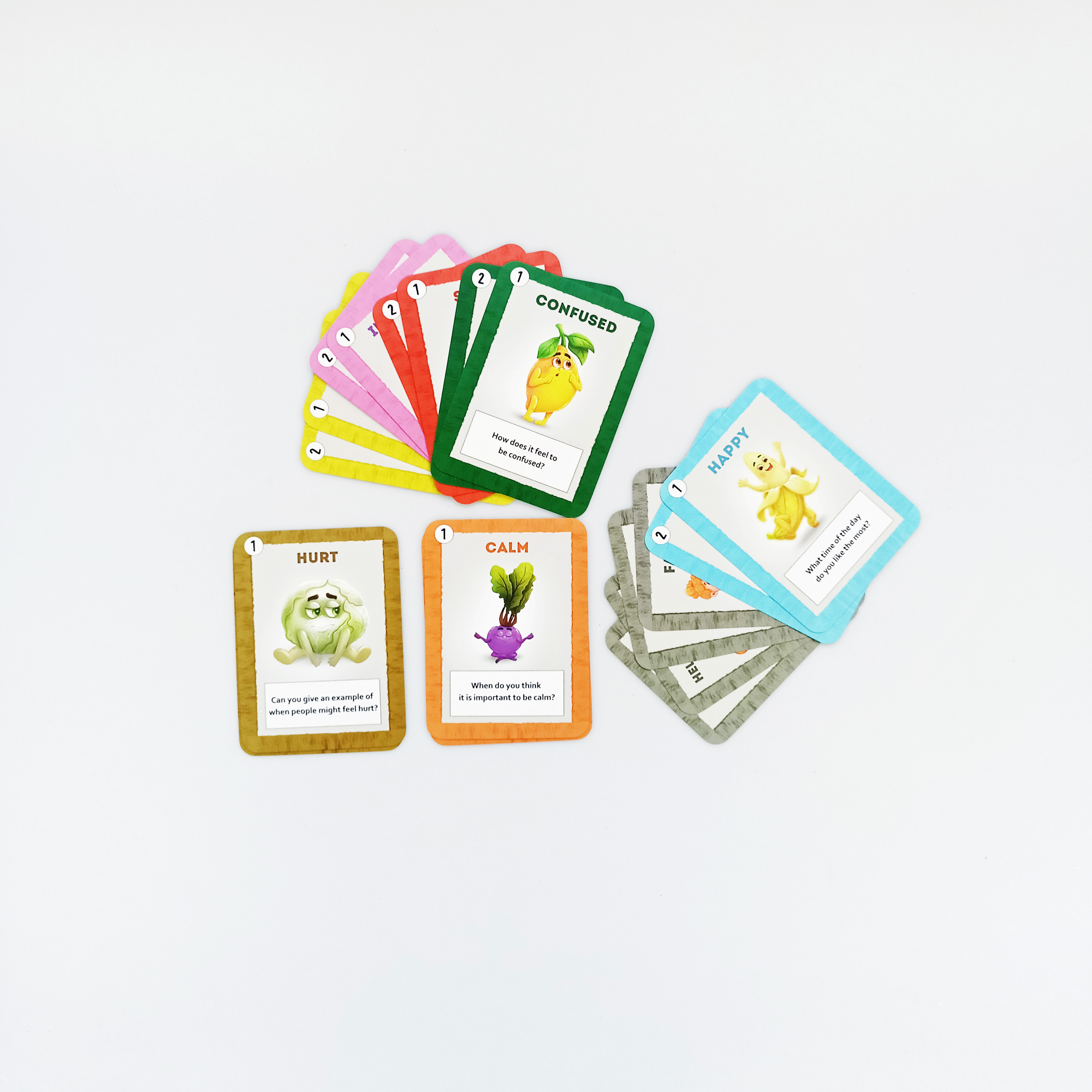 Golden Game Playing Cards Custom Logo Printing Children Talking Education Flash Cards