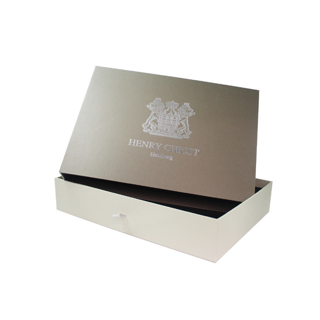 Luxury Custom Solid Cardboard Paper Drawer Box T-Shirt Packaging Boxes