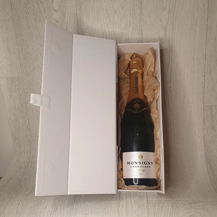 Cardboard paper champagne boxes wholesale custom low price wine set gift promotional oem golden supplier wine carton packaging